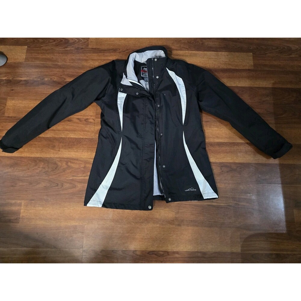 Eddie Bauer WeatherEdge Waterproof Jacket Windbreaker Men Women's Black White